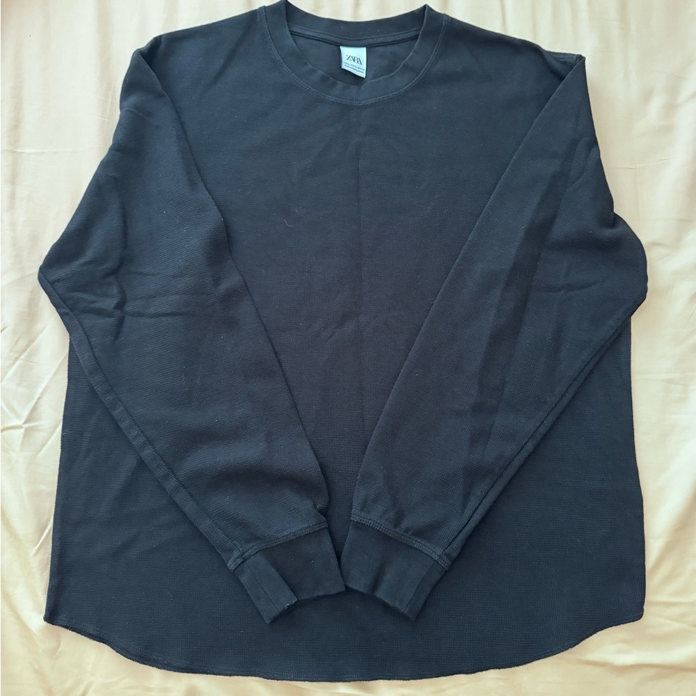 Zara Black Sweater Pullover Long Sleeve